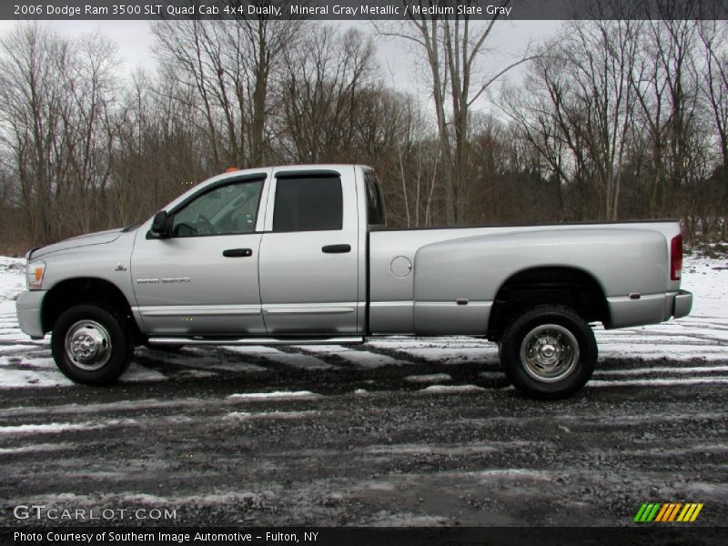 Mineral Gray Metallic / Medium Slate Gray 2006 Dodge Ram 3500 SLT Quad Cab 4x4 Dually
