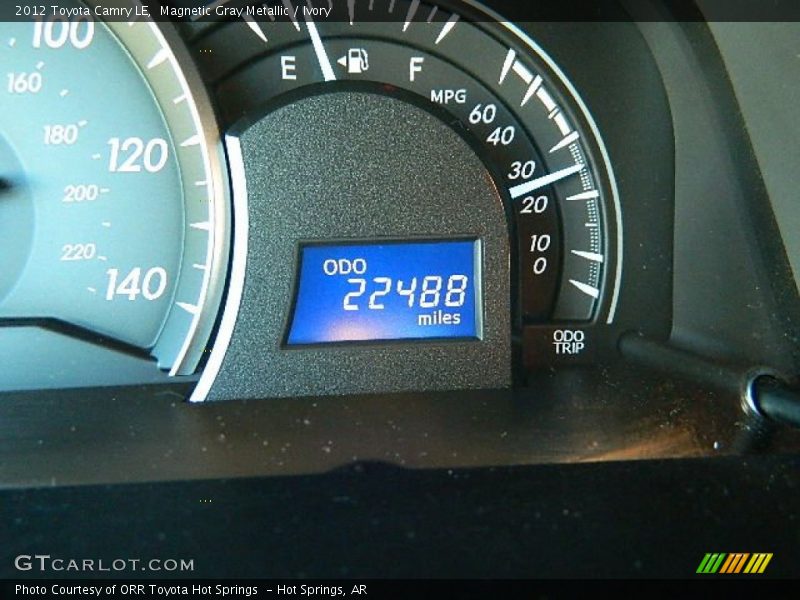 Magnetic Gray Metallic / Ivory 2012 Toyota Camry LE