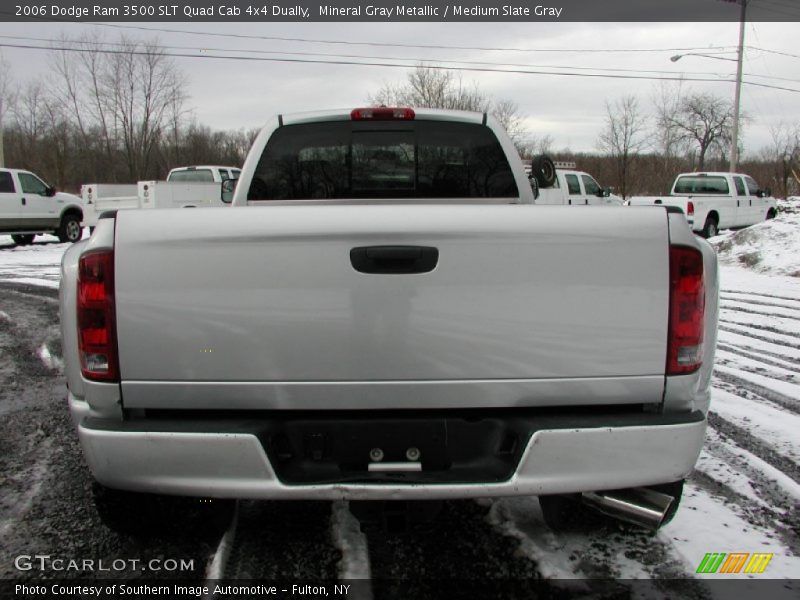 Mineral Gray Metallic / Medium Slate Gray 2006 Dodge Ram 3500 SLT Quad Cab 4x4 Dually