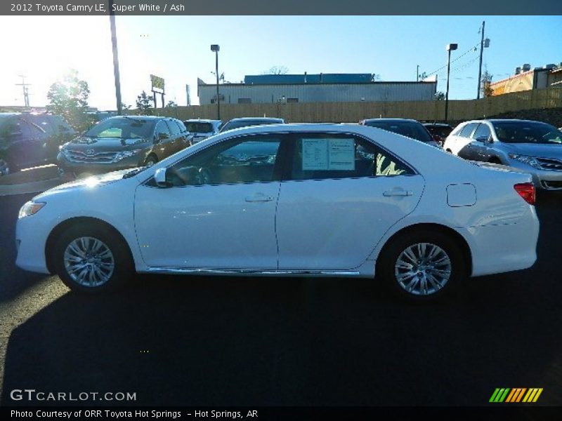 Super White / Ash 2012 Toyota Camry LE