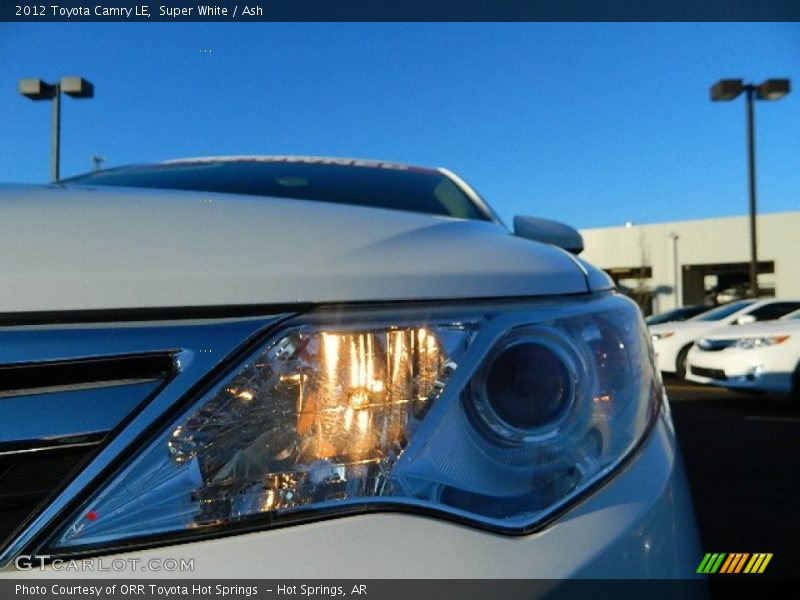 Super White / Ash 2012 Toyota Camry LE