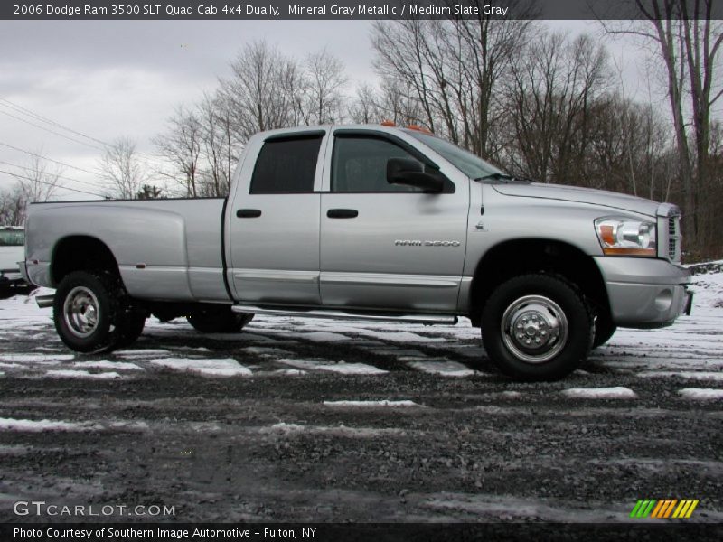Mineral Gray Metallic / Medium Slate Gray 2006 Dodge Ram 3500 SLT Quad Cab 4x4 Dually