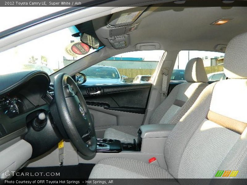 Super White / Ash 2012 Toyota Camry LE