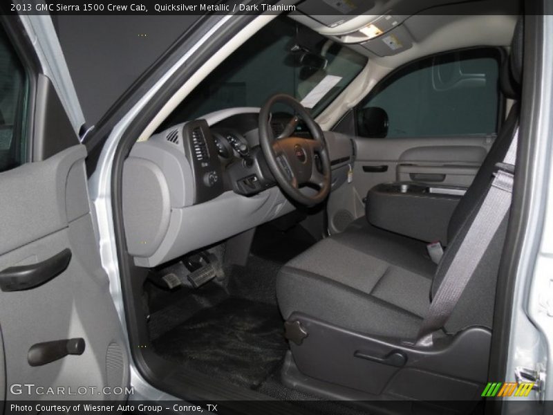 Quicksilver Metallic / Dark Titanium 2013 GMC Sierra 1500 Crew Cab