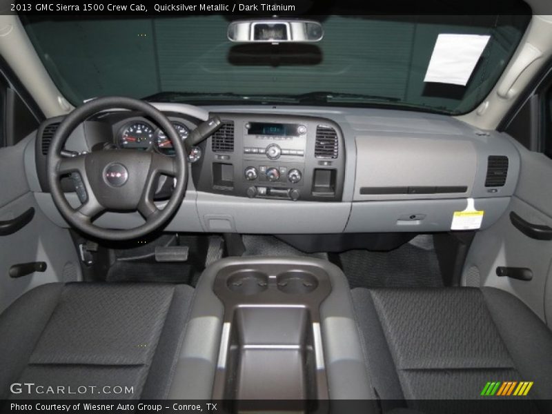 Quicksilver Metallic / Dark Titanium 2013 GMC Sierra 1500 Crew Cab