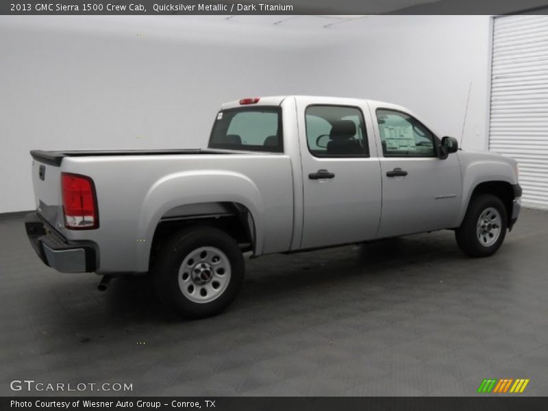 Quicksilver Metallic / Dark Titanium 2013 GMC Sierra 1500 Crew Cab