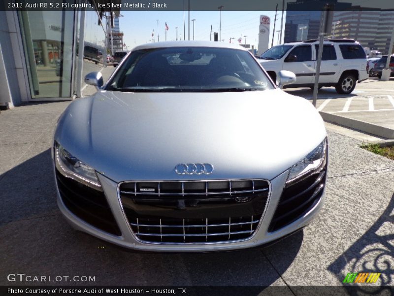 Ice Silver Metallic / Black 2012 Audi R8 5.2 FSI quattro