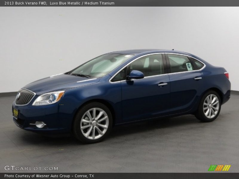 Luxo Blue Metallic / Medium Titanium 2013 Buick Verano FWD