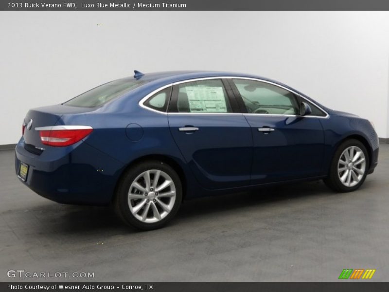 Luxo Blue Metallic / Medium Titanium 2013 Buick Verano FWD