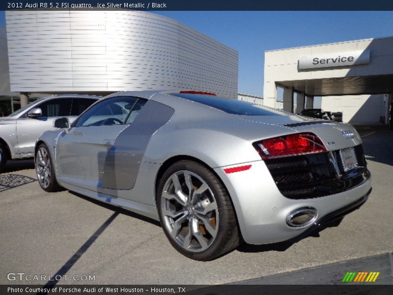 Ice Silver Metallic / Black 2012 Audi R8 5.2 FSI quattro