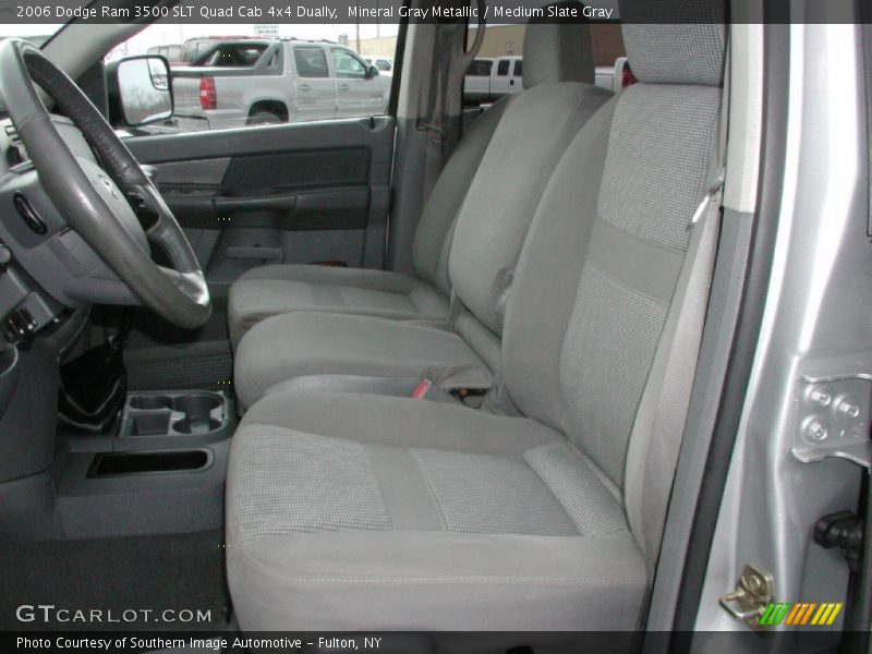 Mineral Gray Metallic / Medium Slate Gray 2006 Dodge Ram 3500 SLT Quad Cab 4x4 Dually