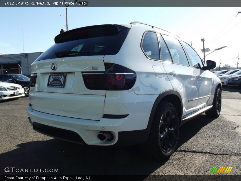 Alpine White / Black 2012 BMW X5 xDrive35d