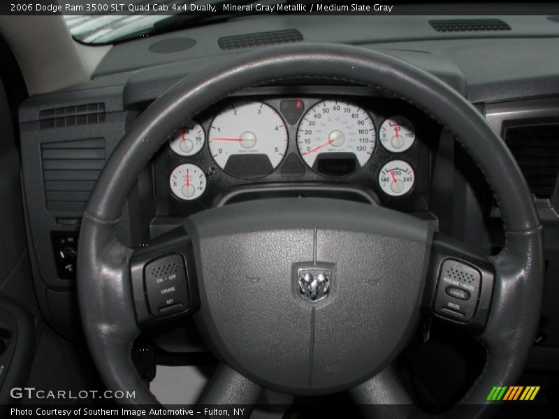 Mineral Gray Metallic / Medium Slate Gray 2006 Dodge Ram 3500 SLT Quad Cab 4x4 Dually