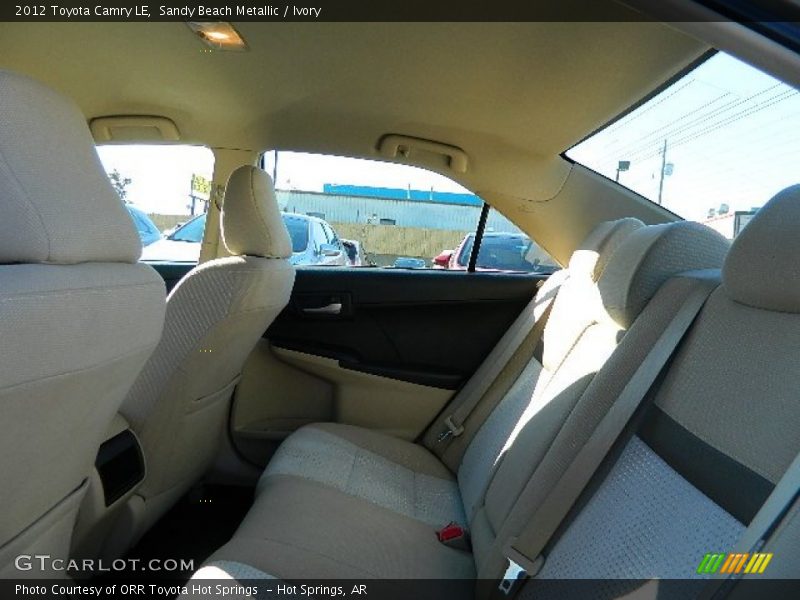 Sandy Beach Metallic / Ivory 2012 Toyota Camry LE