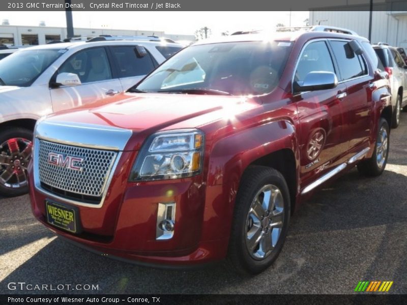 Crystal Red Tintcoat / Jet Black 2013 GMC Terrain Denali