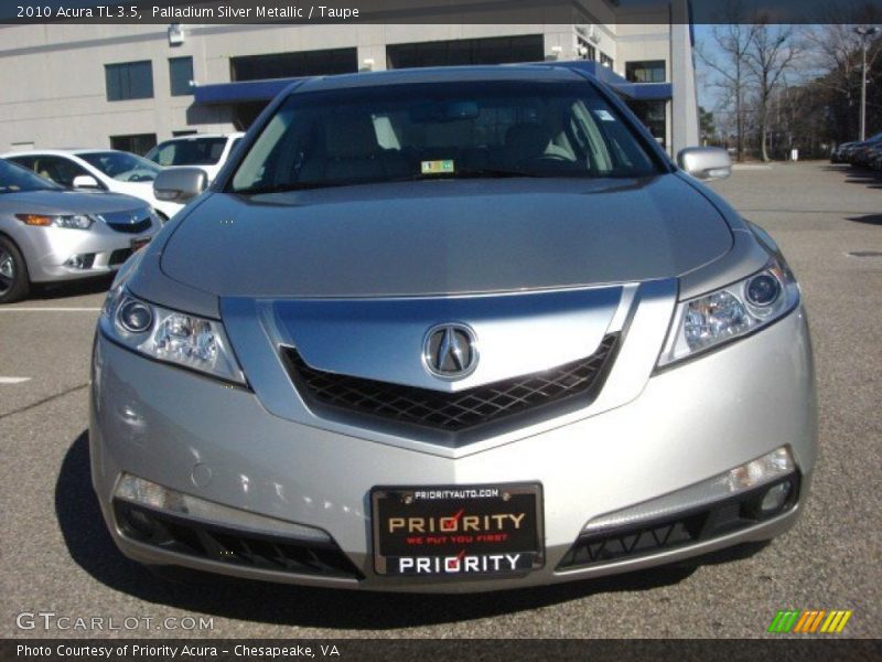 Palladium Silver Metallic / Taupe 2010 Acura TL 3.5