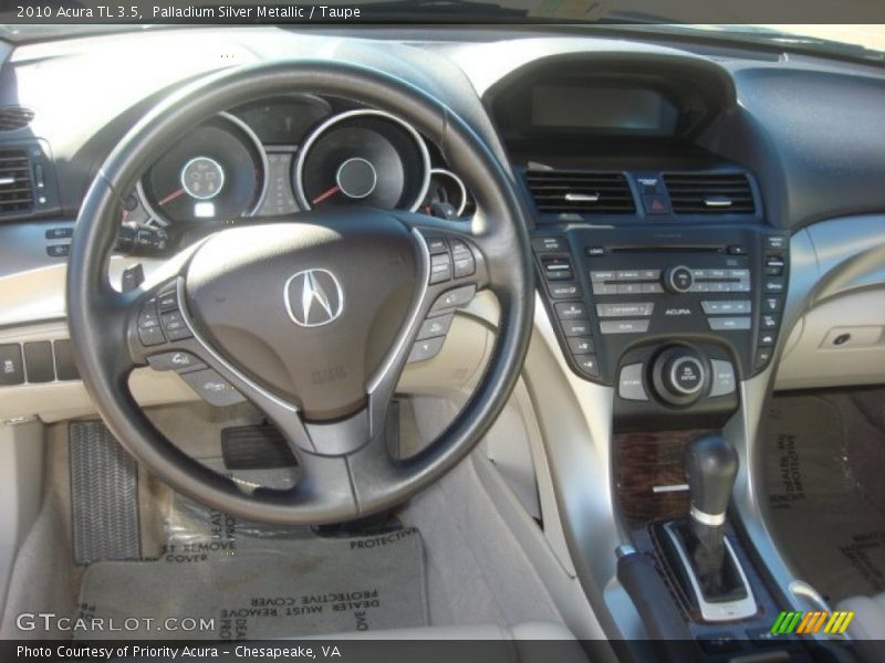 Palladium Silver Metallic / Taupe 2010 Acura TL 3.5