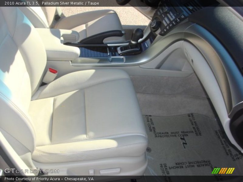 Palladium Silver Metallic / Taupe 2010 Acura TL 3.5