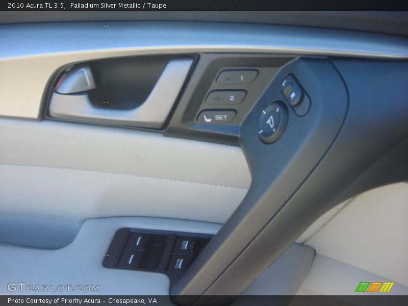 Palladium Silver Metallic / Taupe 2010 Acura TL 3.5