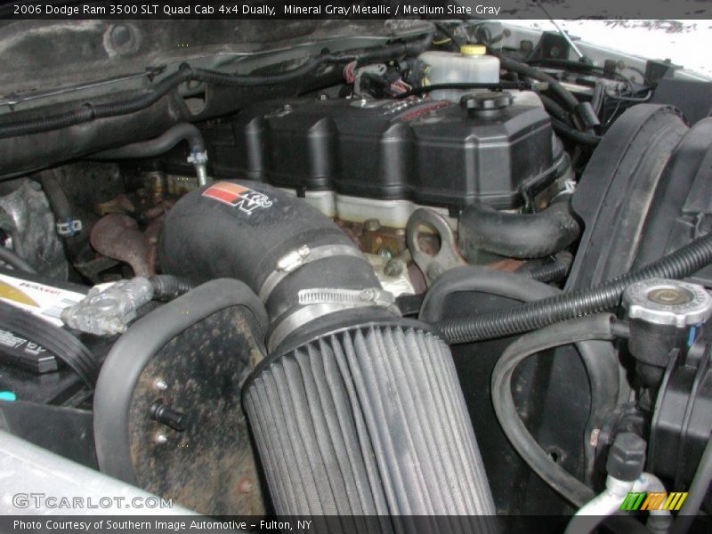 Mineral Gray Metallic / Medium Slate Gray 2006 Dodge Ram 3500 SLT Quad Cab 4x4 Dually