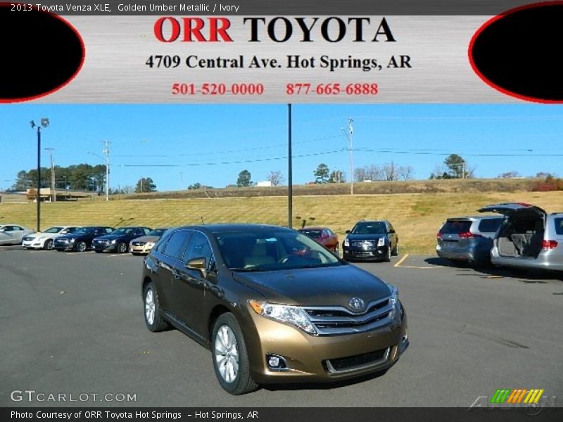 Golden Umber Metallic / Ivory 2013 Toyota Venza XLE