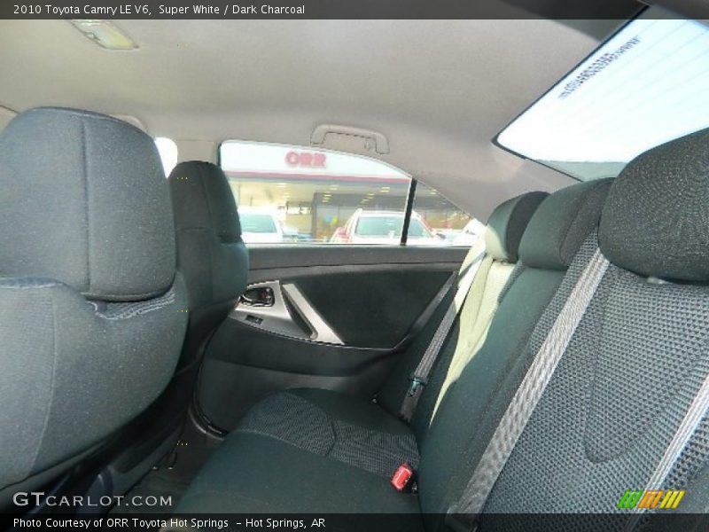 Super White / Dark Charcoal 2010 Toyota Camry LE V6