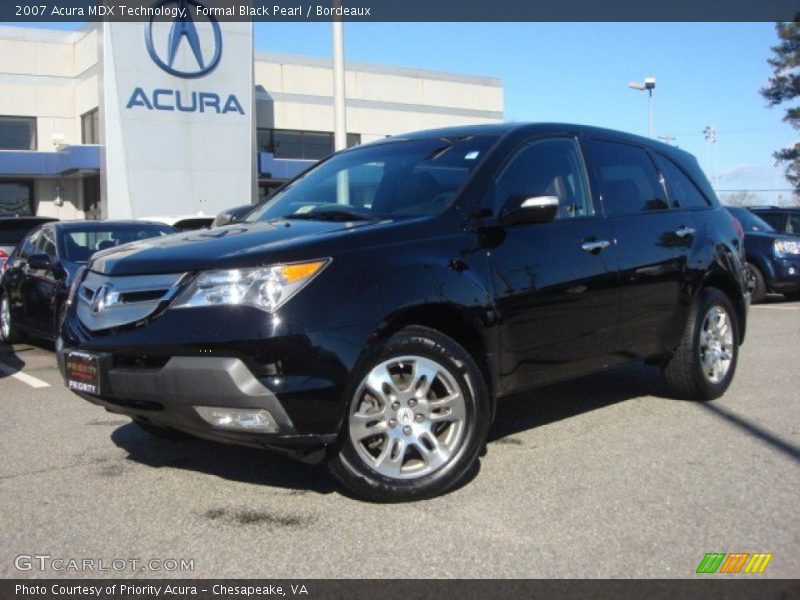 Front 3/4 View of 2007 MDX Technology