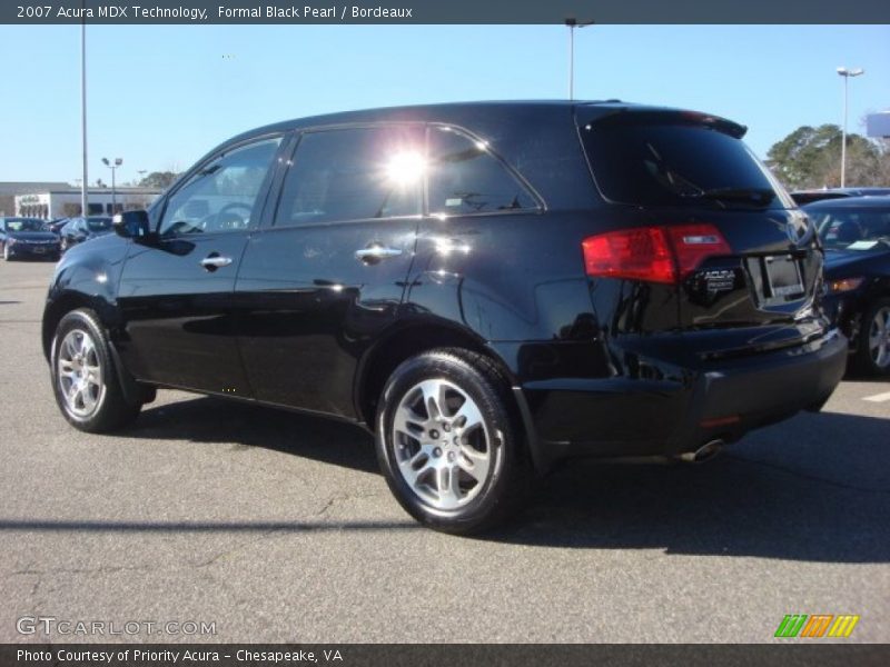 Formal Black Pearl / Bordeaux 2007 Acura MDX Technology