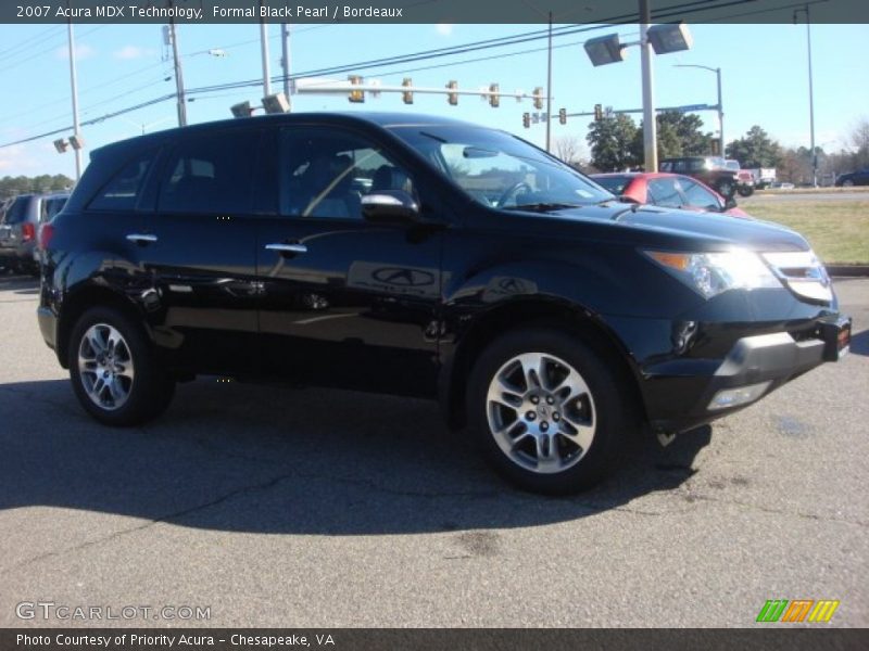Formal Black Pearl / Bordeaux 2007 Acura MDX Technology