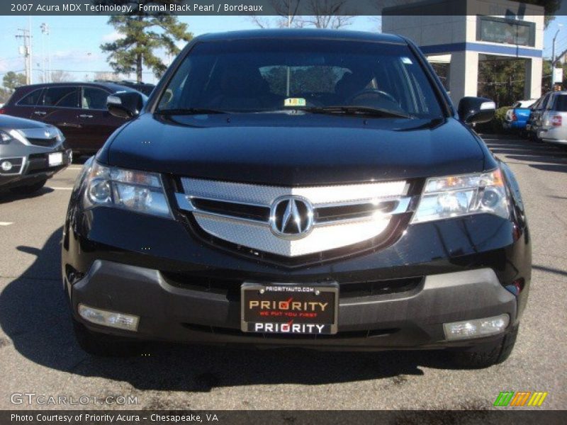Formal Black Pearl / Bordeaux 2007 Acura MDX Technology