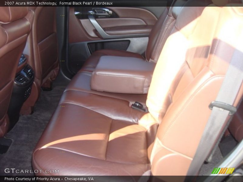 Formal Black Pearl / Bordeaux 2007 Acura MDX Technology