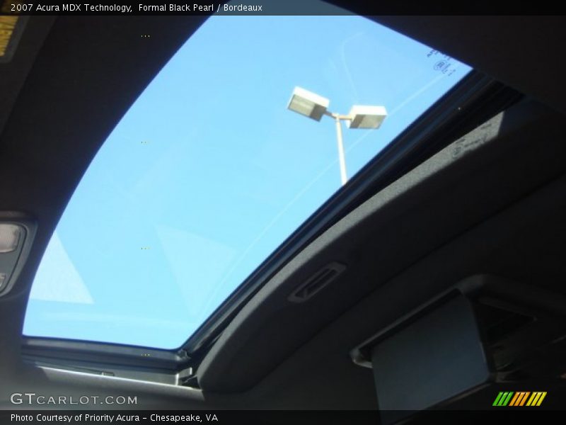 Formal Black Pearl / Bordeaux 2007 Acura MDX Technology