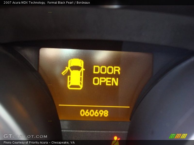 Formal Black Pearl / Bordeaux 2007 Acura MDX Technology