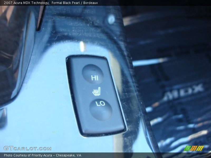 Formal Black Pearl / Bordeaux 2007 Acura MDX Technology