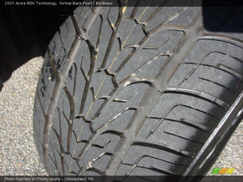 Formal Black Pearl / Bordeaux 2007 Acura MDX Technology