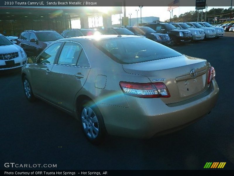 Sandy Beach Metallic / Bisque 2010 Toyota Camry LE