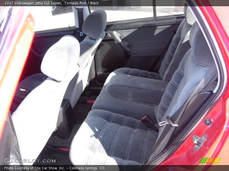 Tornado Red / Black 1997 Volkswagen Jetta GLS Sedan