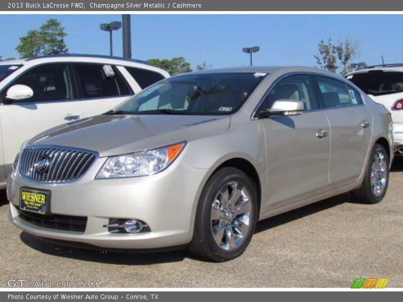 Champagne Silver Metallic / Cashmere 2013 Buick LaCrosse FWD
