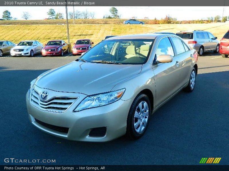 Sandy Beach Metallic / Bisque 2010 Toyota Camry LE