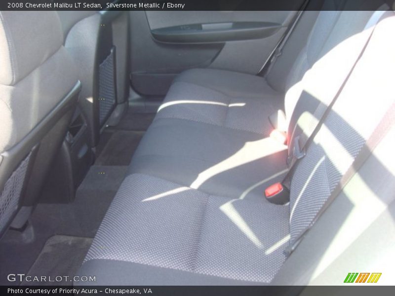 Silverstone Metallic / Ebony 2008 Chevrolet Malibu LT Sedan