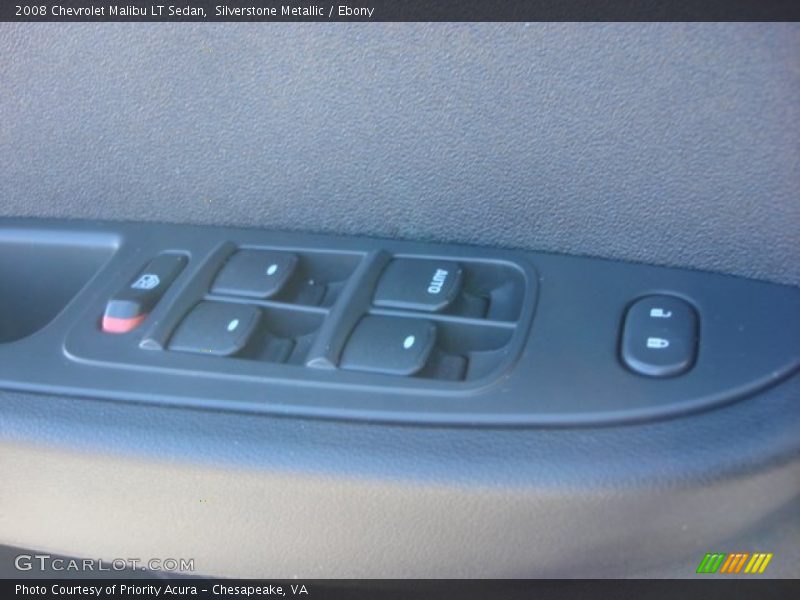 Silverstone Metallic / Ebony 2008 Chevrolet Malibu LT Sedan