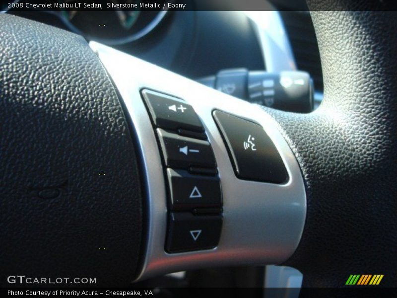 Silverstone Metallic / Ebony 2008 Chevrolet Malibu LT Sedan