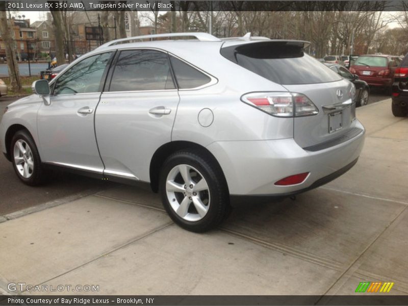 Tungsten Silver Pearl / Black 2011 Lexus RX 350 AWD