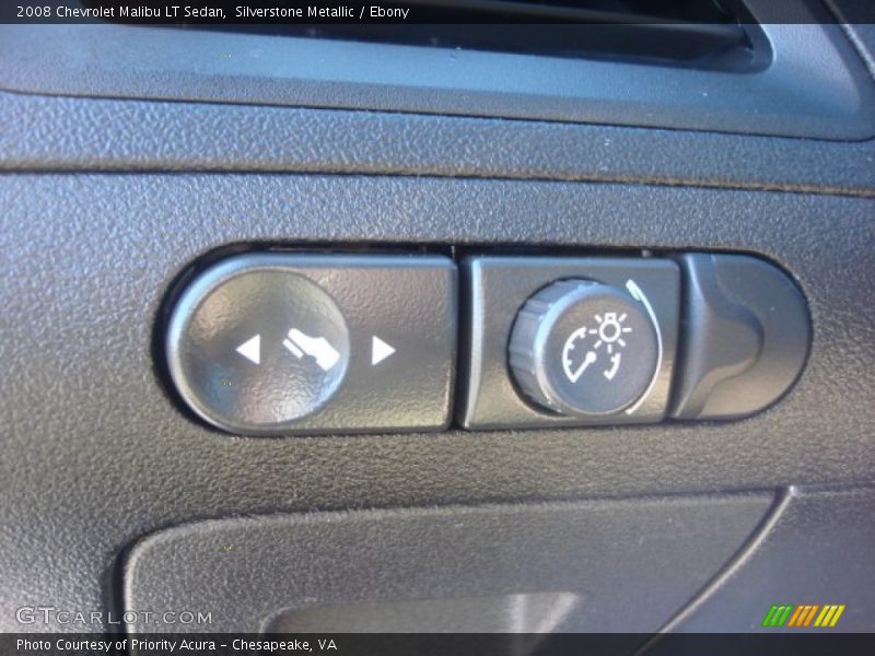 Silverstone Metallic / Ebony 2008 Chevrolet Malibu LT Sedan