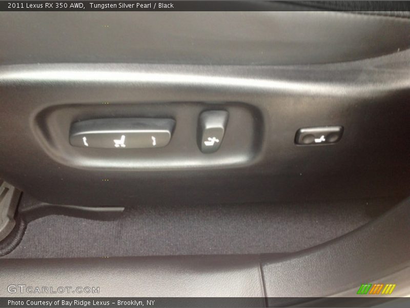 Tungsten Silver Pearl / Black 2011 Lexus RX 350 AWD