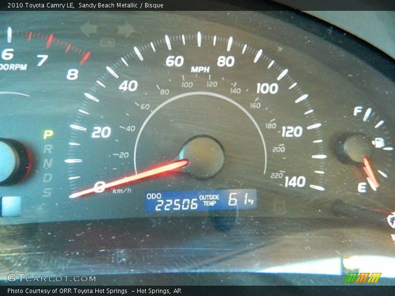 Sandy Beach Metallic / Bisque 2010 Toyota Camry LE