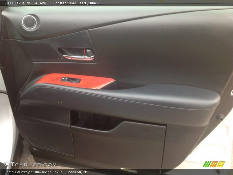 Tungsten Silver Pearl / Black 2011 Lexus RX 350 AWD