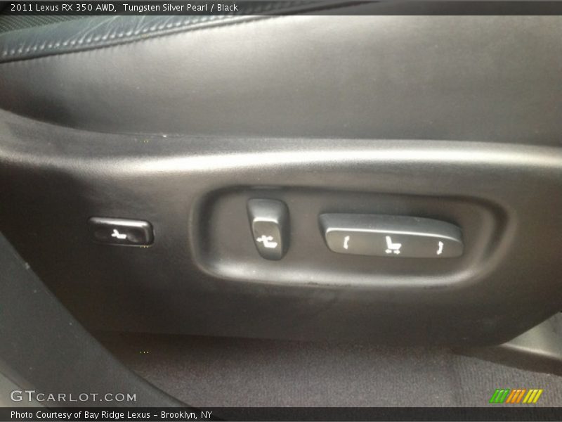 Tungsten Silver Pearl / Black 2011 Lexus RX 350 AWD