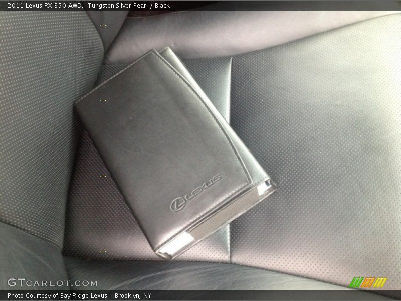 Tungsten Silver Pearl / Black 2011 Lexus RX 350 AWD