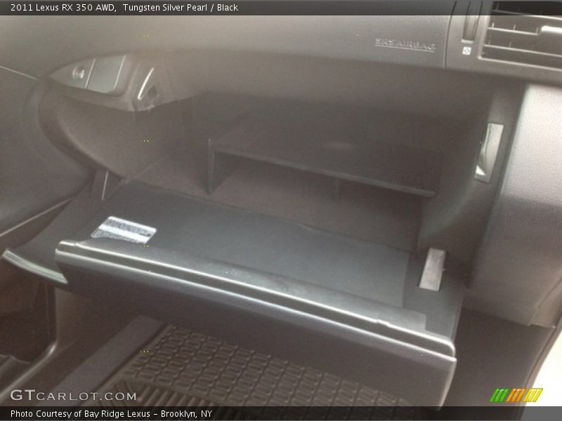 Tungsten Silver Pearl / Black 2011 Lexus RX 350 AWD